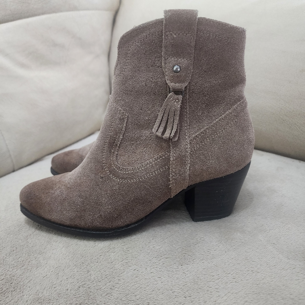 Next MINK Cowboy Ankle Boots